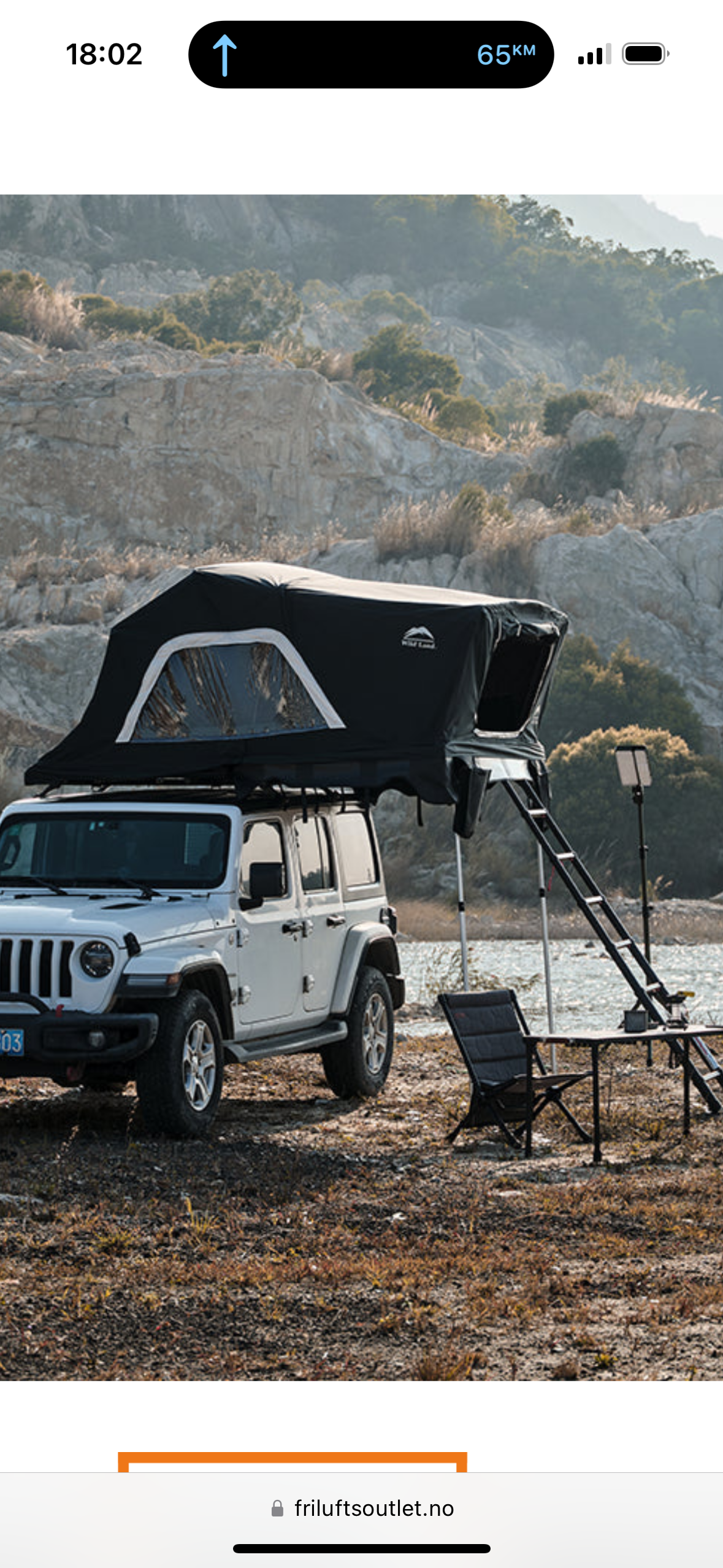 Taktelt for 4-5 personer 