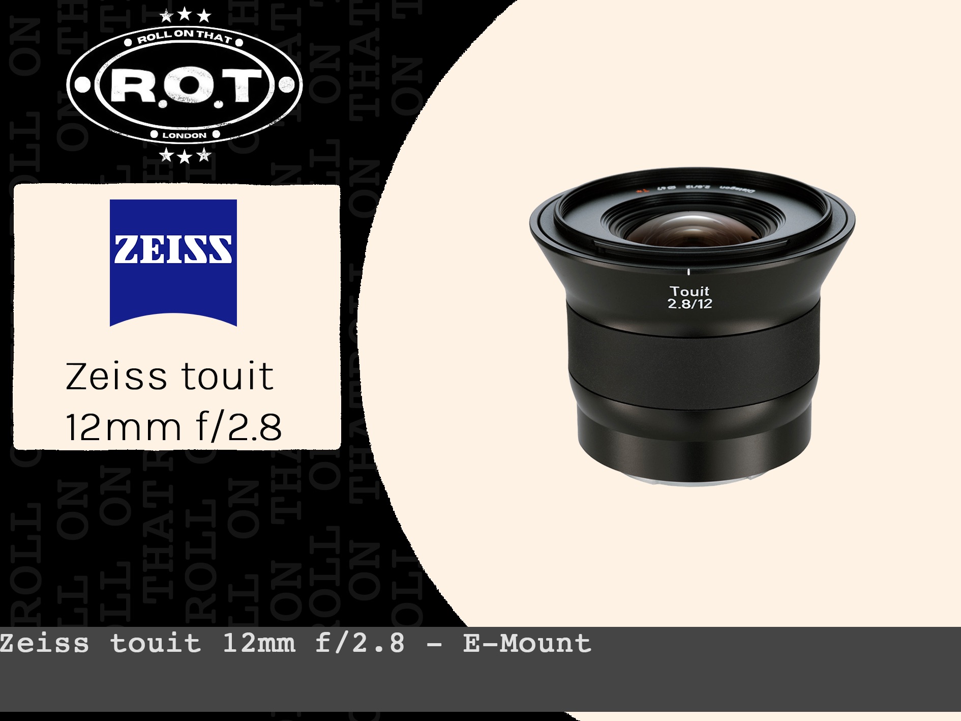 Zeiss 12mm - e-mount (aps-c)