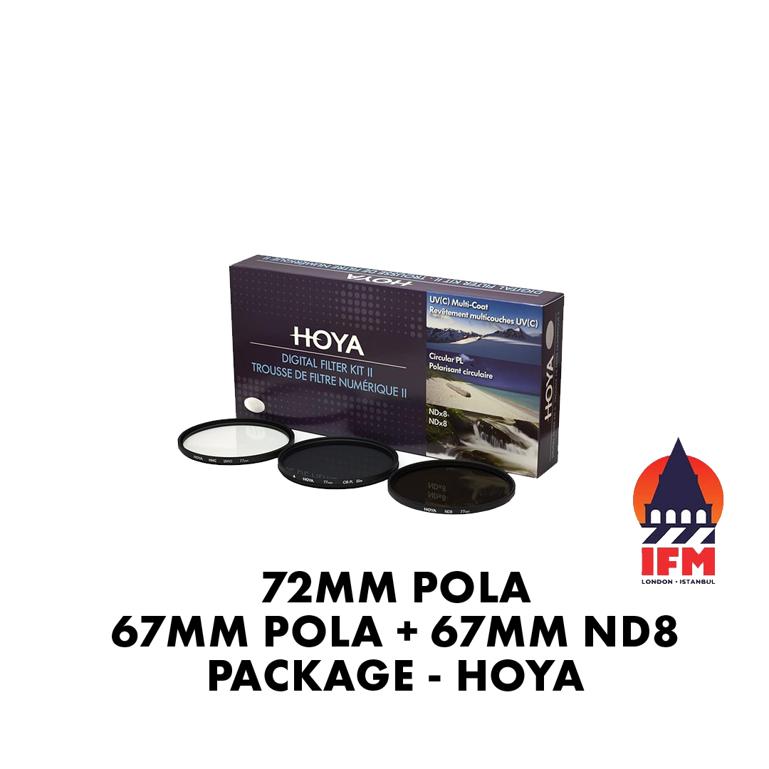 72mm pola + 67mm pola + 67mm nd8 filter package