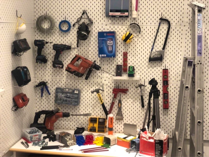 Slagbor borrhammare med plugg o skruv