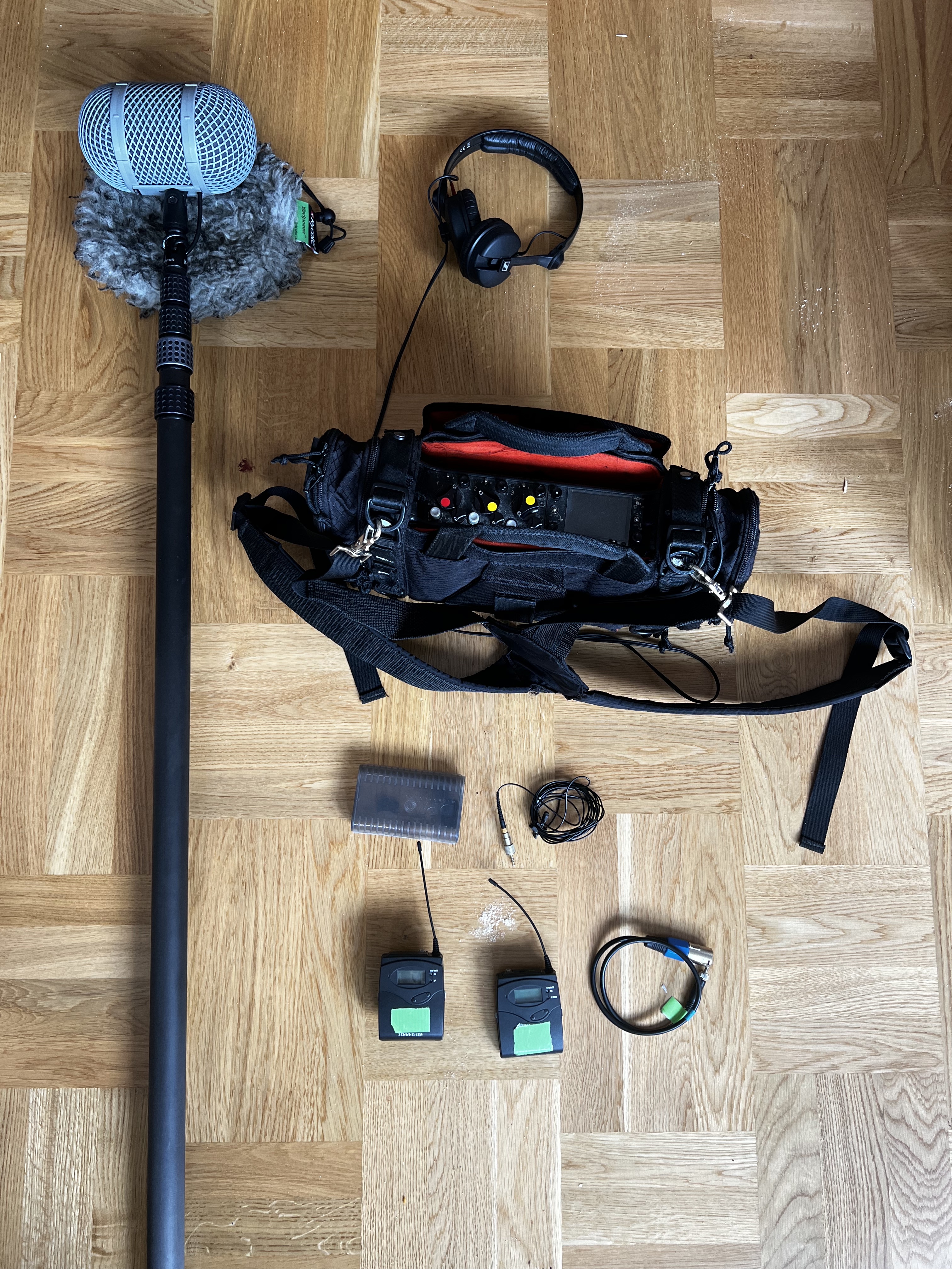 Ljudkit sound devices 633, dpa myggor och sennheiser mkh 8000 bom