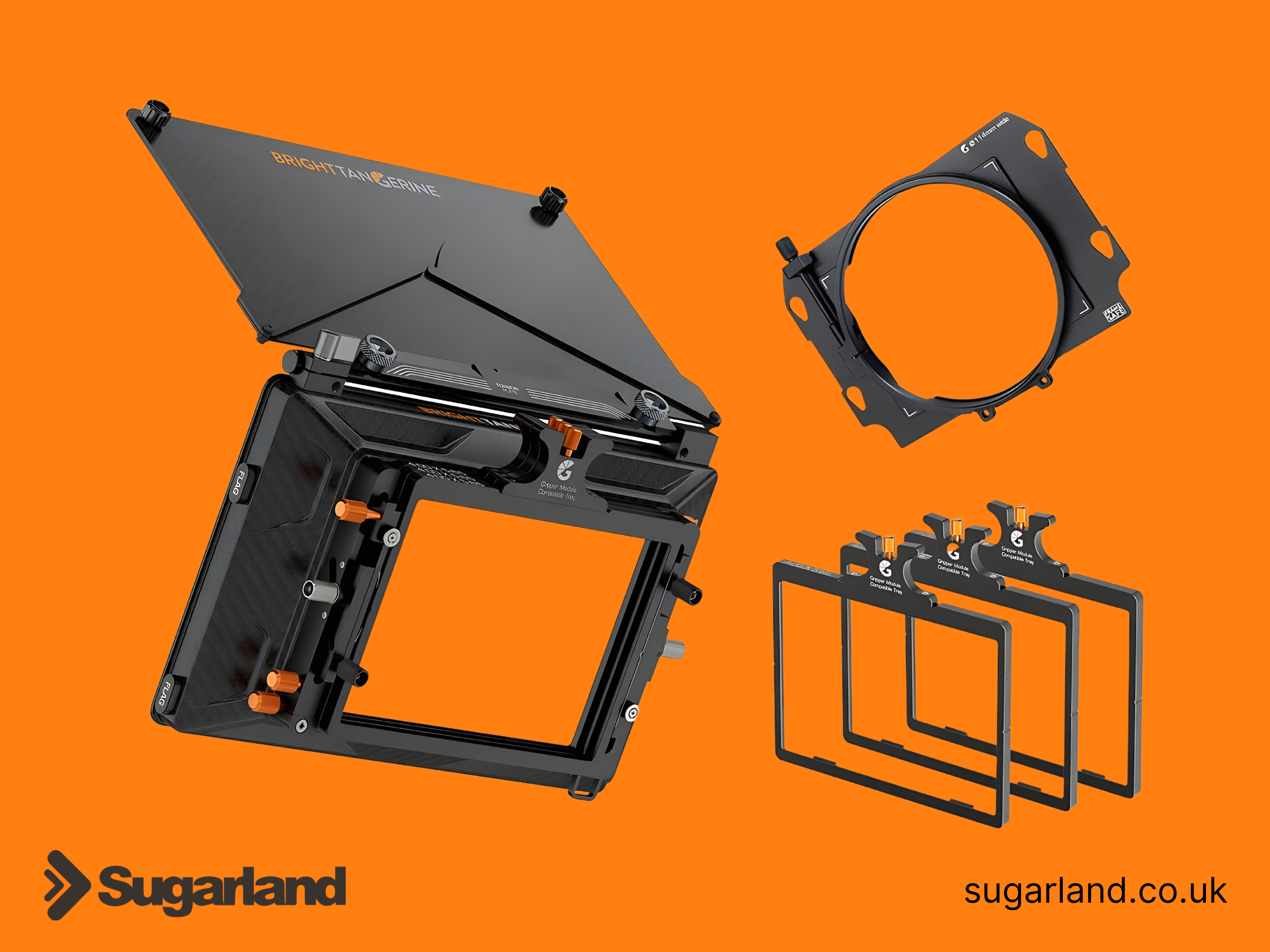 Bright tangerine misfit kick 360 mk ii 3-stage matte box kit
