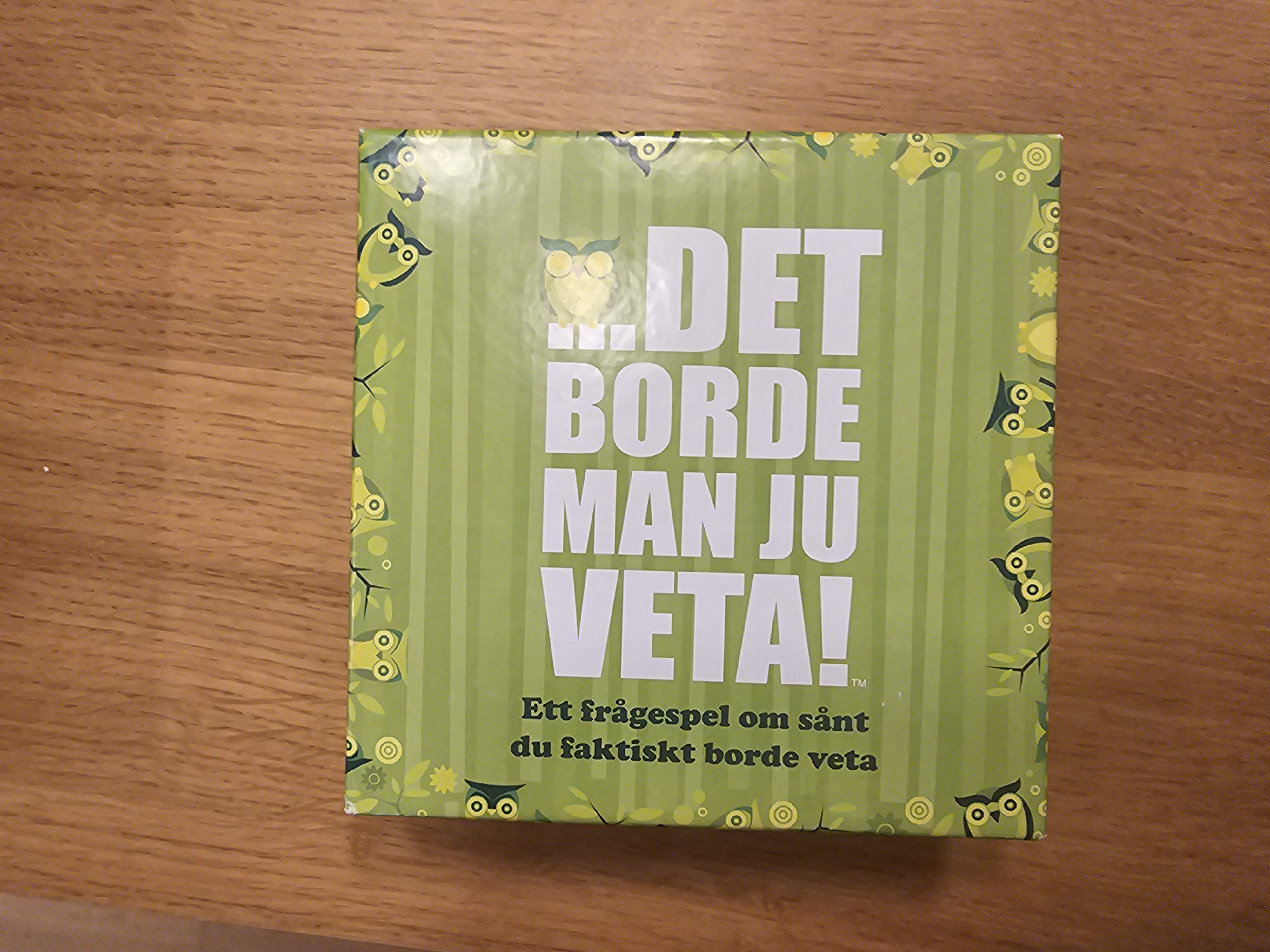 Underhållande frågespel: "det borde man ju veta!"