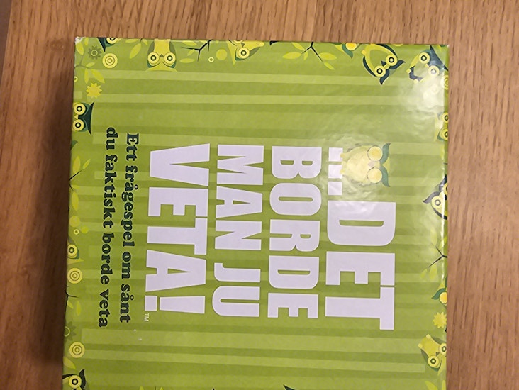 Underhållande frågespel: "det borde man ju veta!"