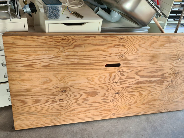 Sammenleggbart tapetbord 2700 x 640 mm