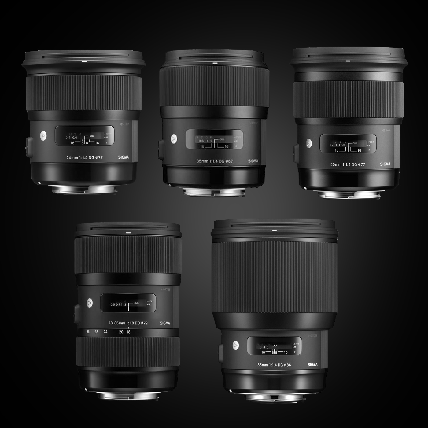 Sigma art set [canon ef fit]