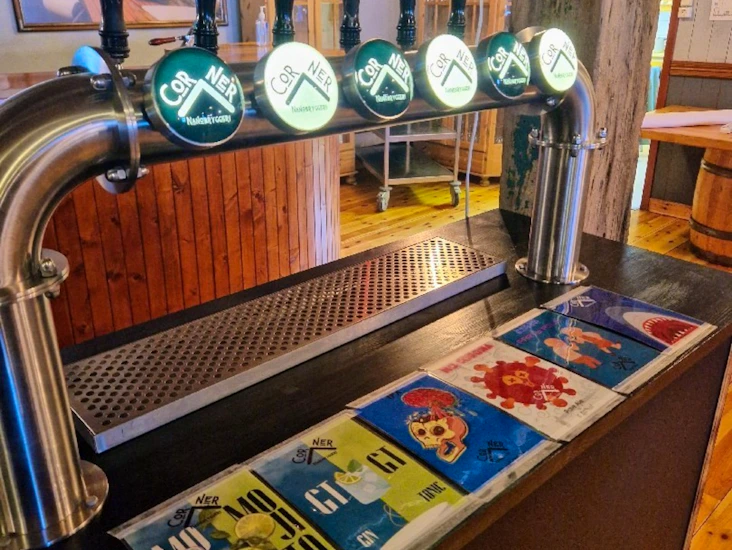 Portabelt tappetårn m/6 kraner og kjølesløyfe