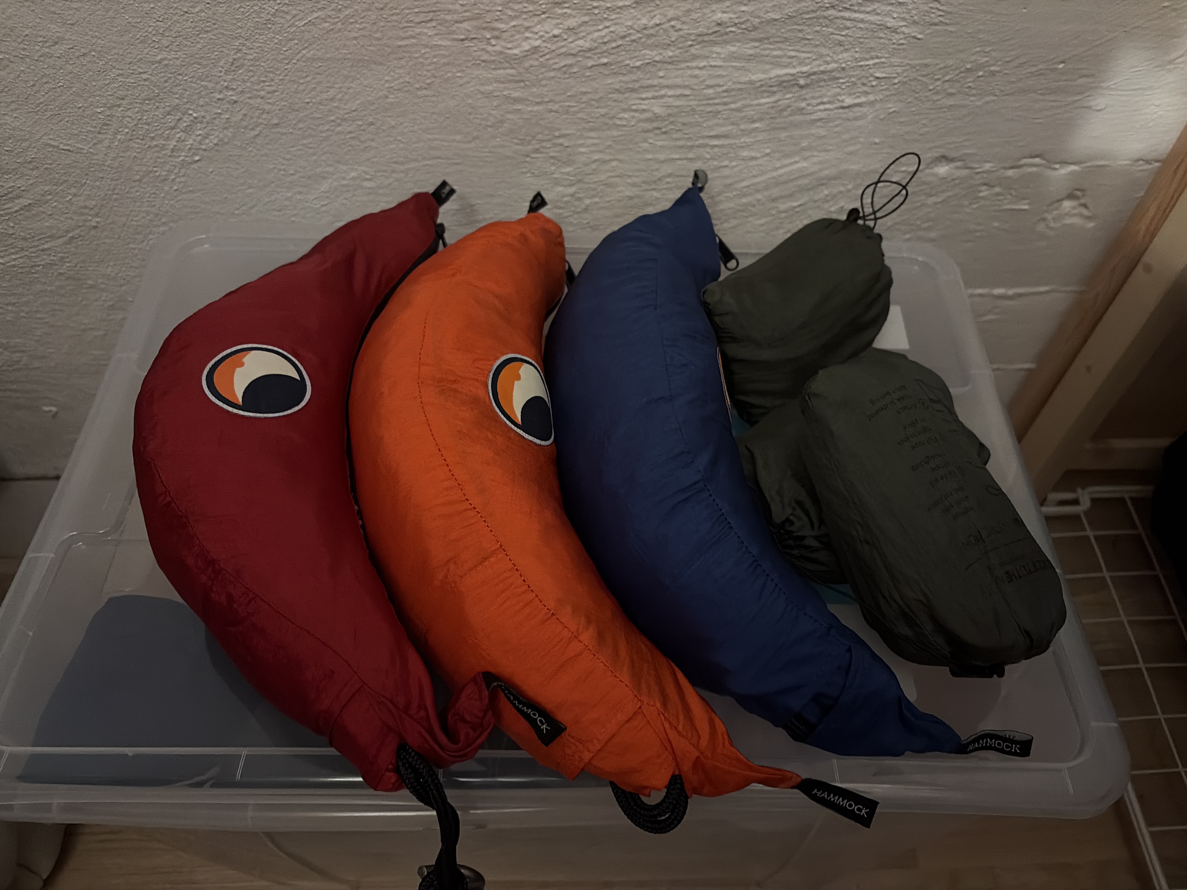 Hengekøyer, 3 stk for gruppe på tur!