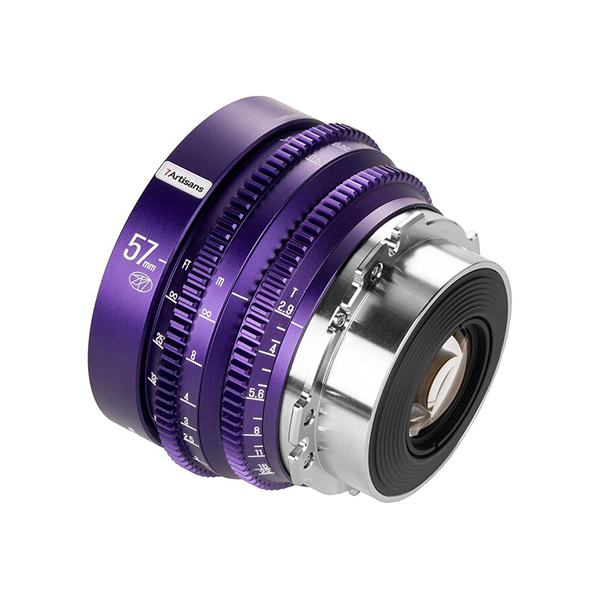  7artisans 57mm f2.9 floral bokeh cine lens for pl mount 