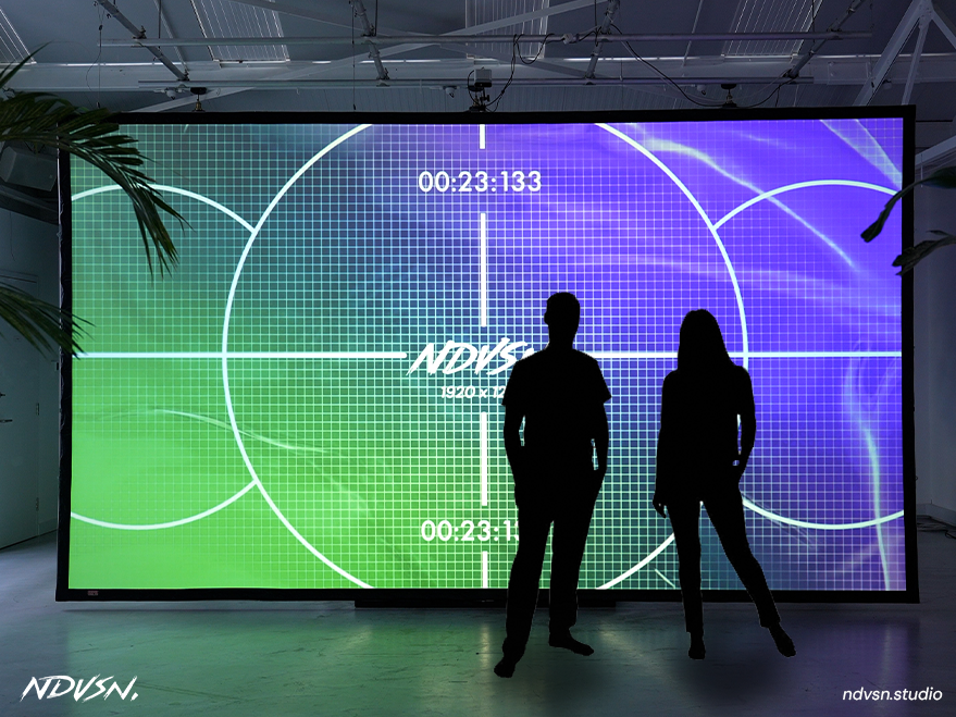 Projection bundle — ultra short throw projector + 138" fast-fold screen