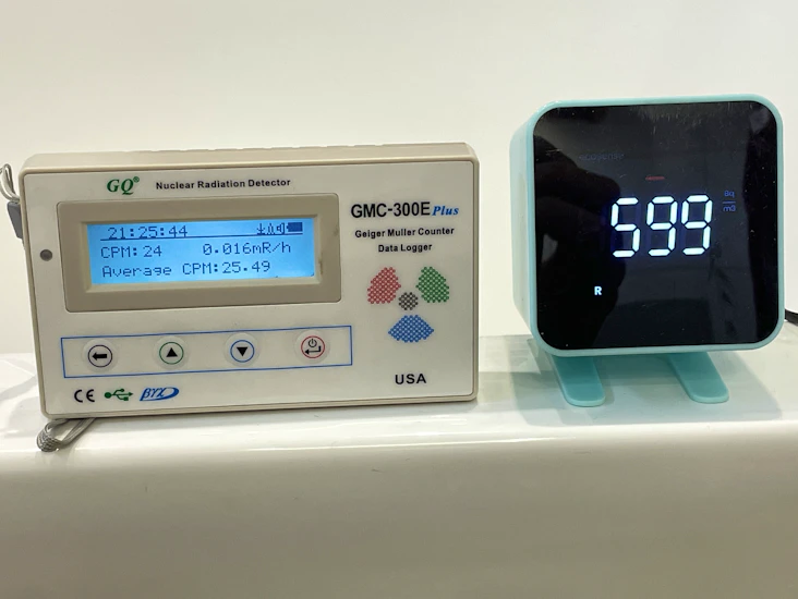 Radon och geigermätare för husvisningar