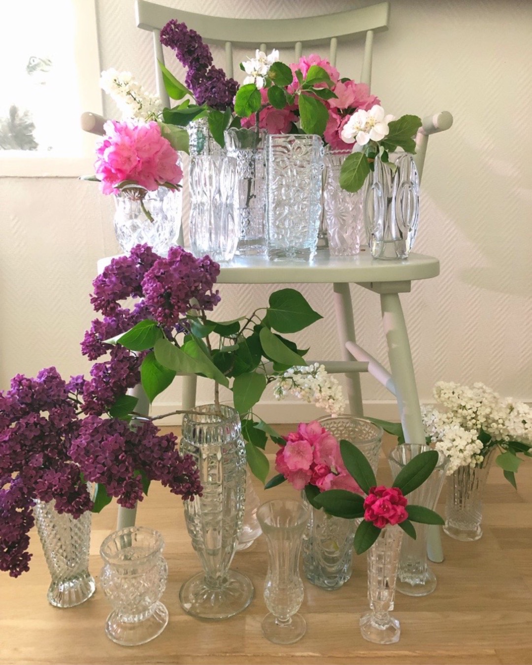 Fina udda vaser i glas till fest!