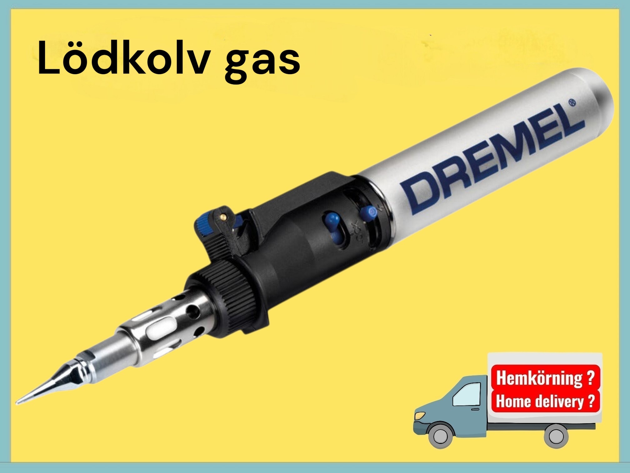 Sladdlös lödkolv / lödpenna dremel gas ingår