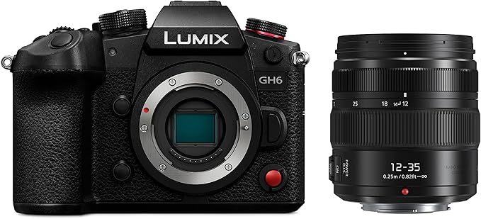 Panasonic lumix gh6 and lumix 12-35 mm f2.8 lens