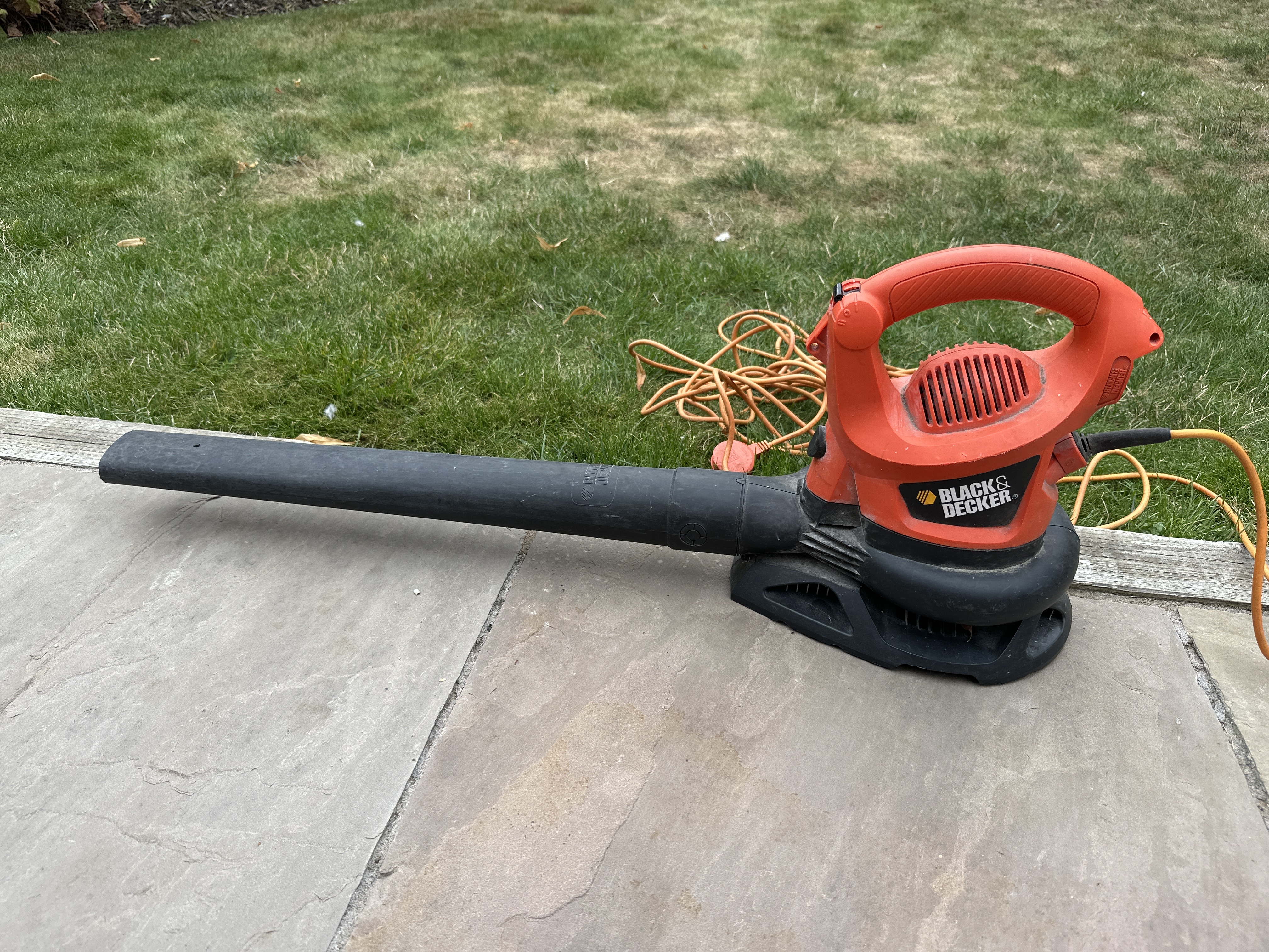 Powerful leaf blower