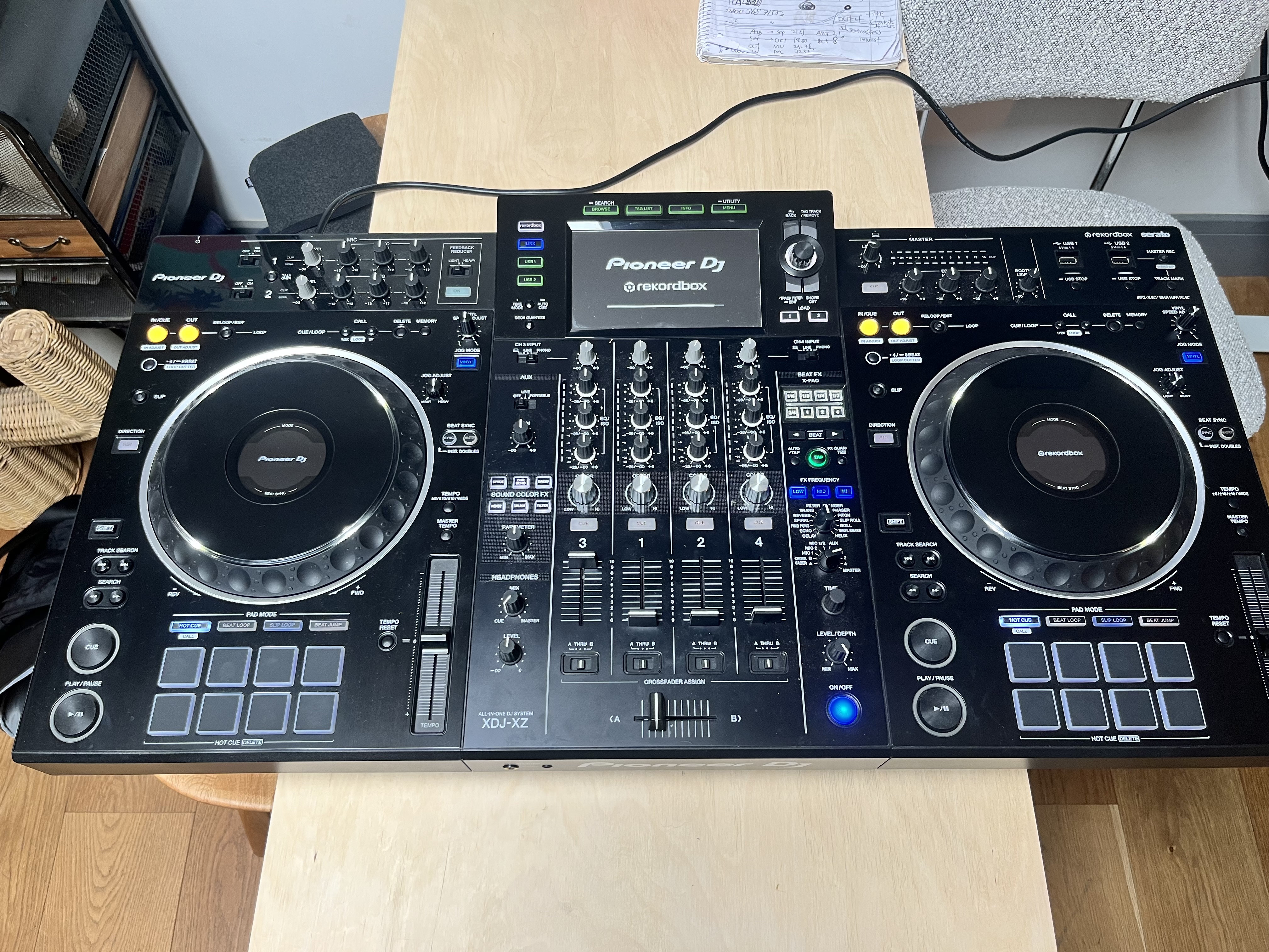 Pioneer xdj xz available for rent.