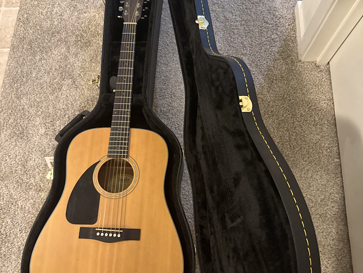 Left handed fender acoustic guitar