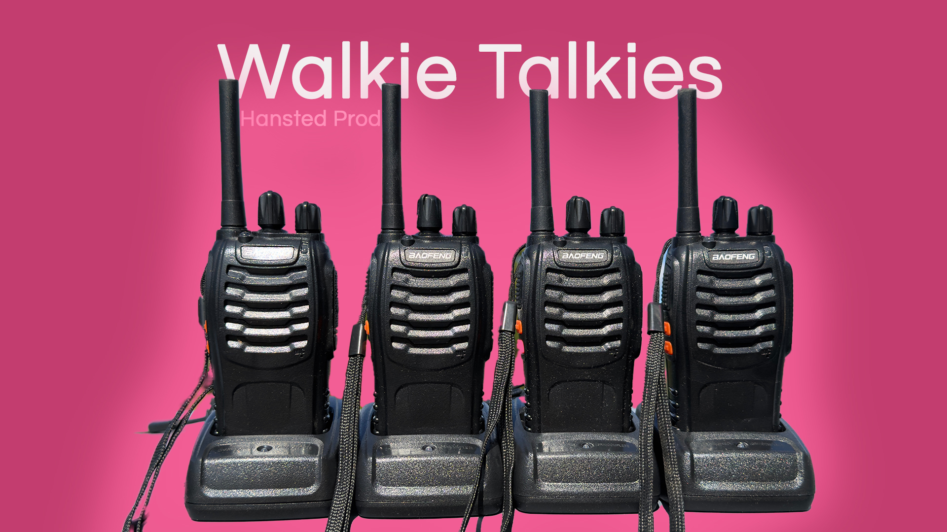 Baofeng radio set of 4