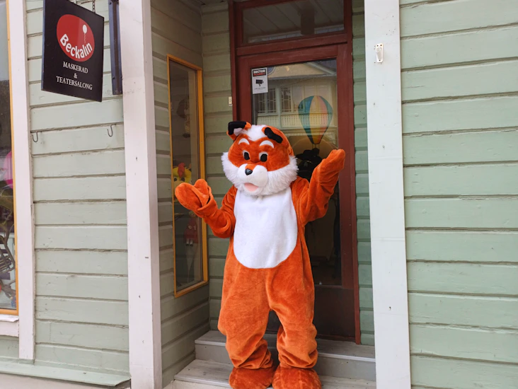 Räv, maskotdräkt