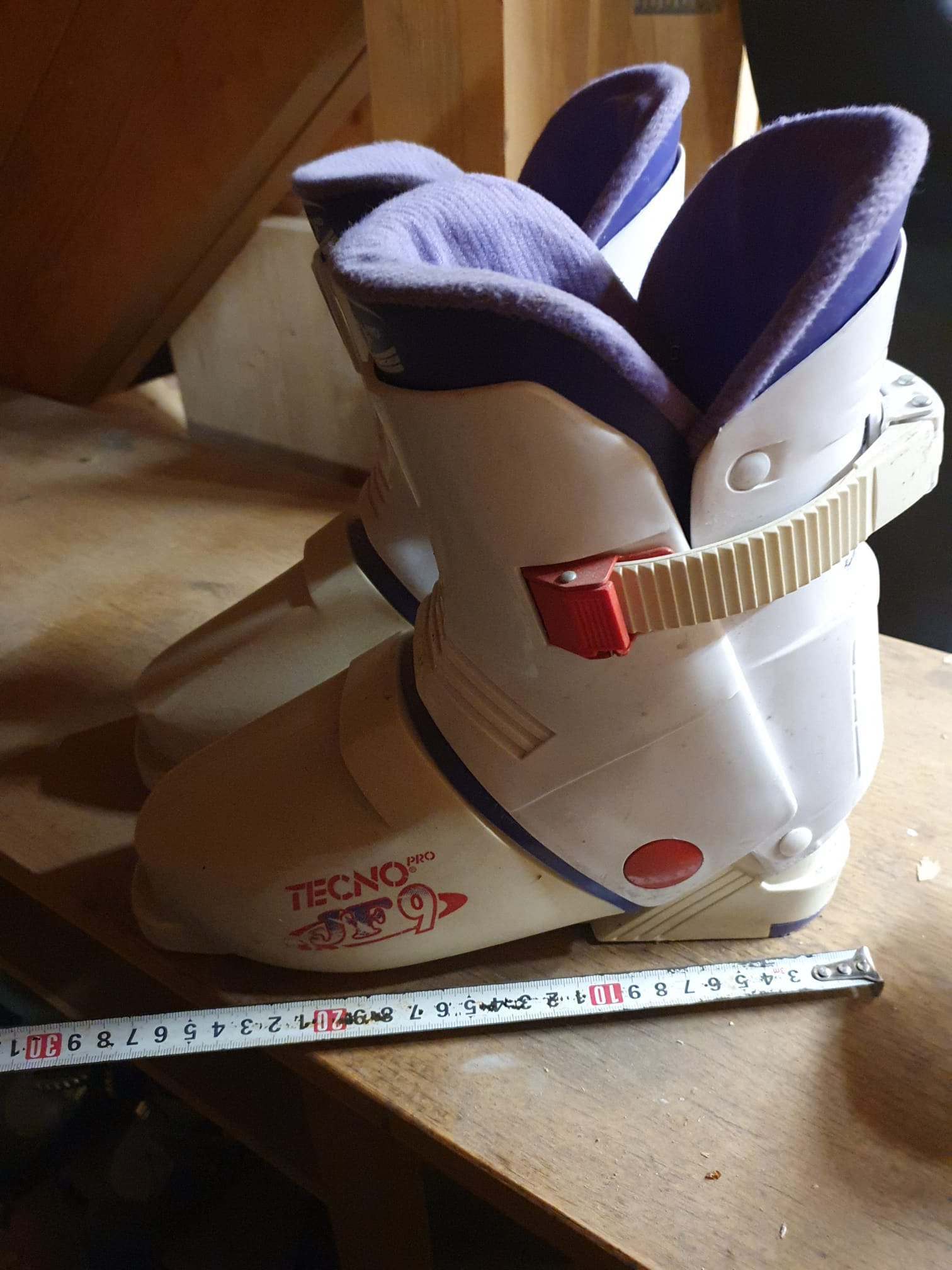 Pjäxor 290 mm ytter,ca 39