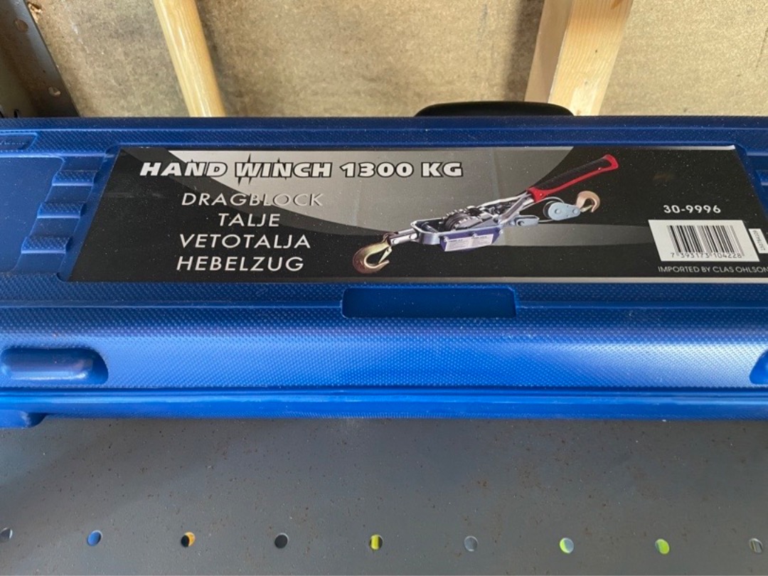 Vinsj opptil 1,3 tonn!