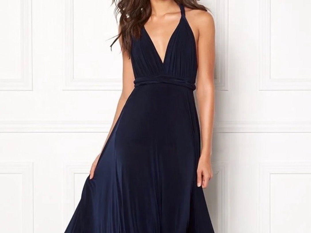 Multi tie maxi dress - festkjole