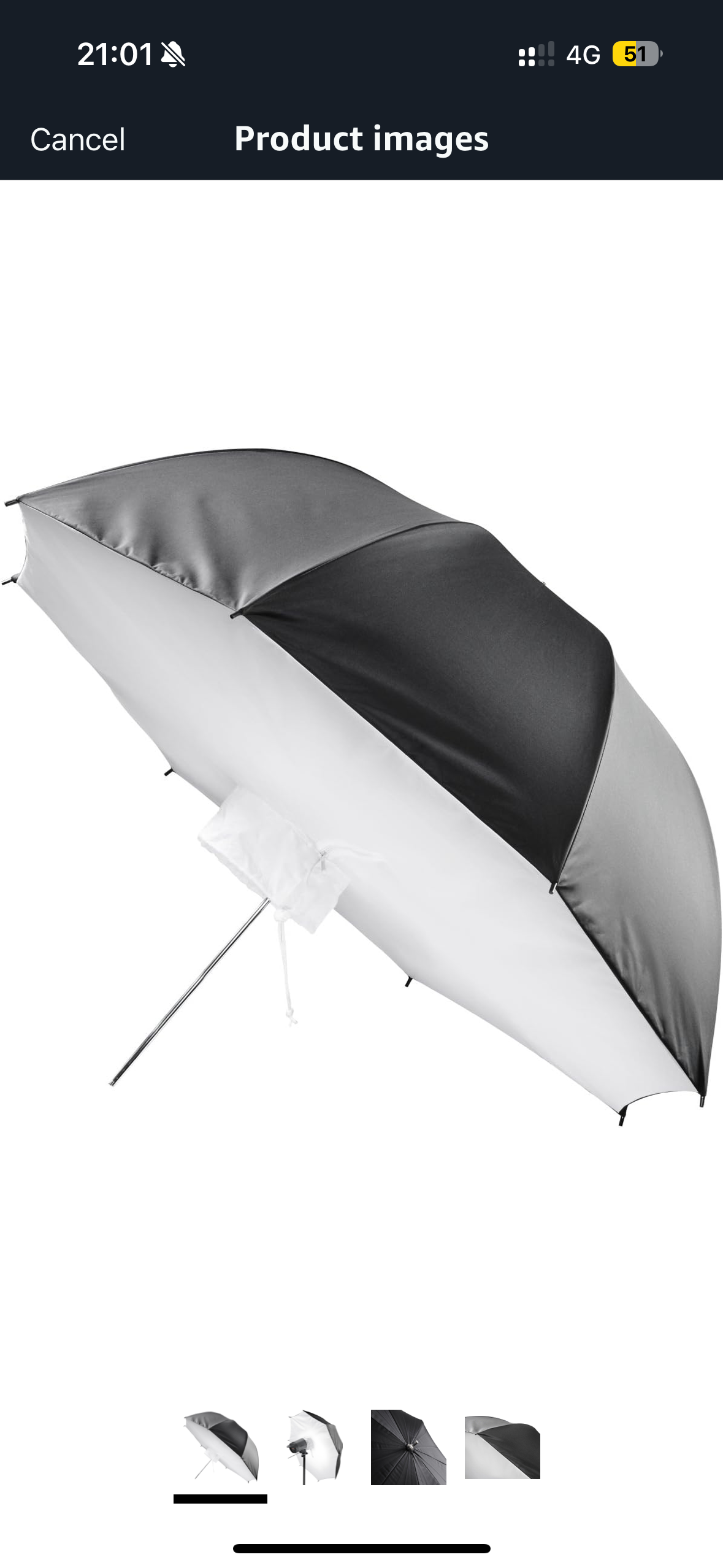 91cm walimex pro umbrella kit