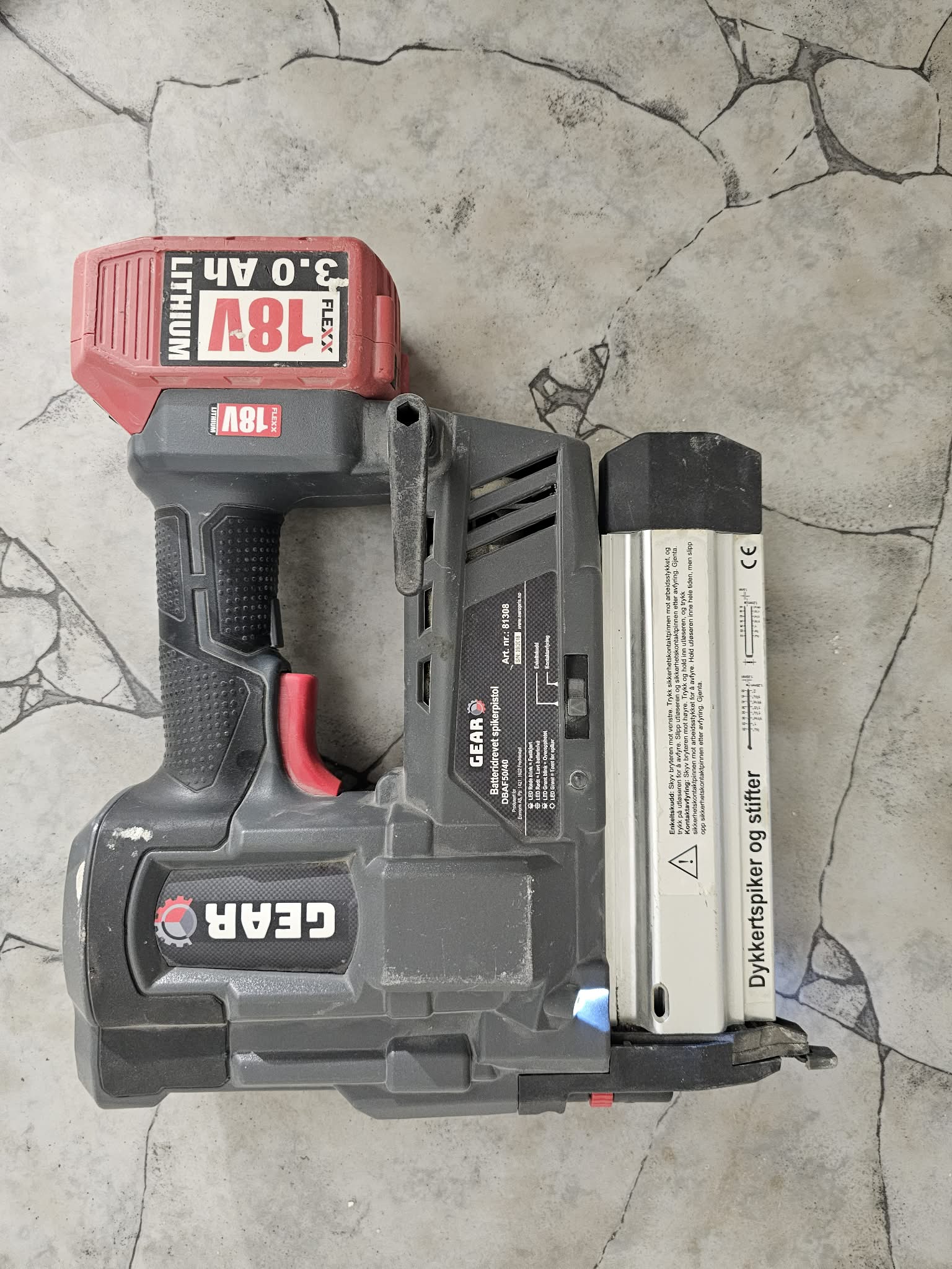 Gear spikerpistol/dykkert