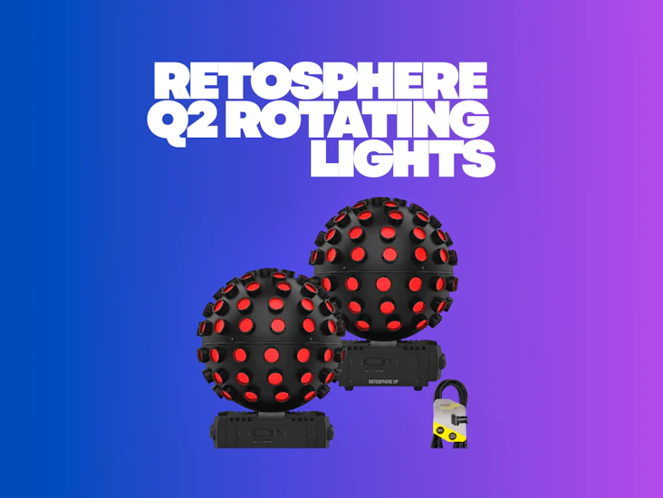 Retosphere q3 rotating lights