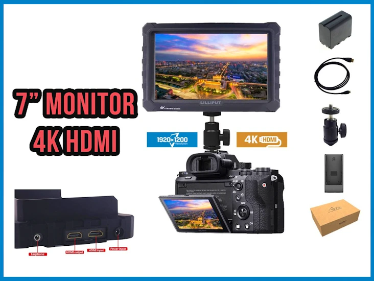 7 tum 4k hdmi monitor lilliput