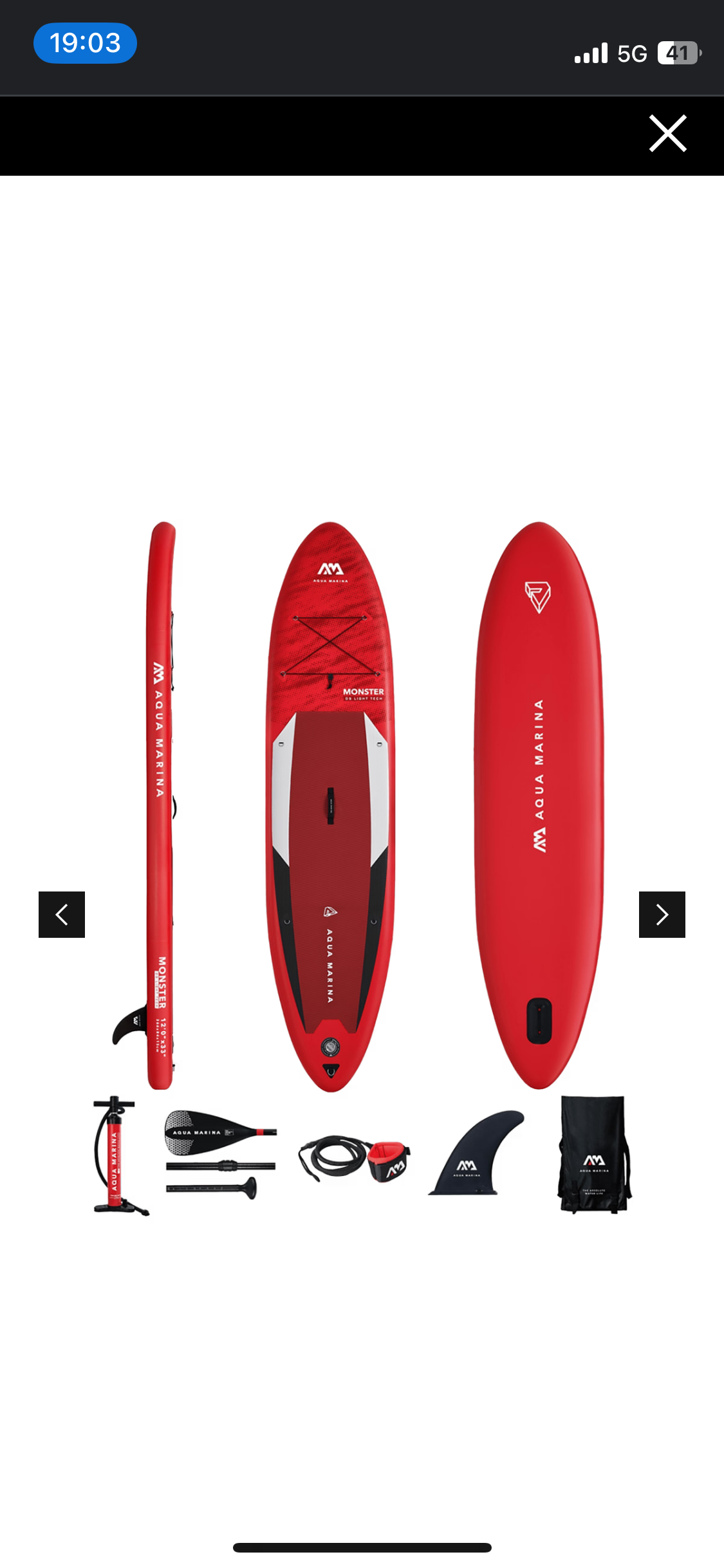 Aqua marina monster sup