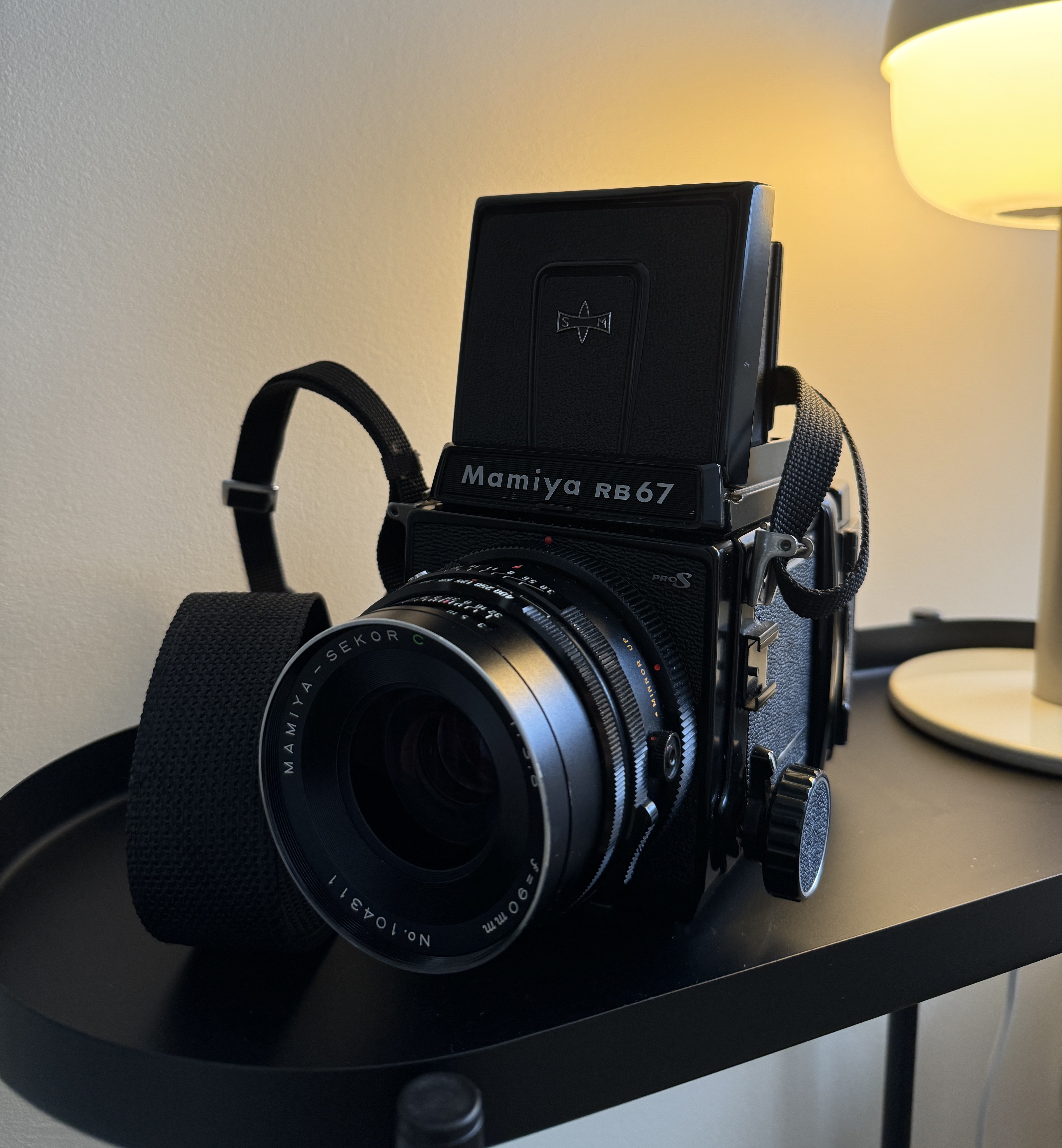 Mamiya rb67 pro s with 90mm lens