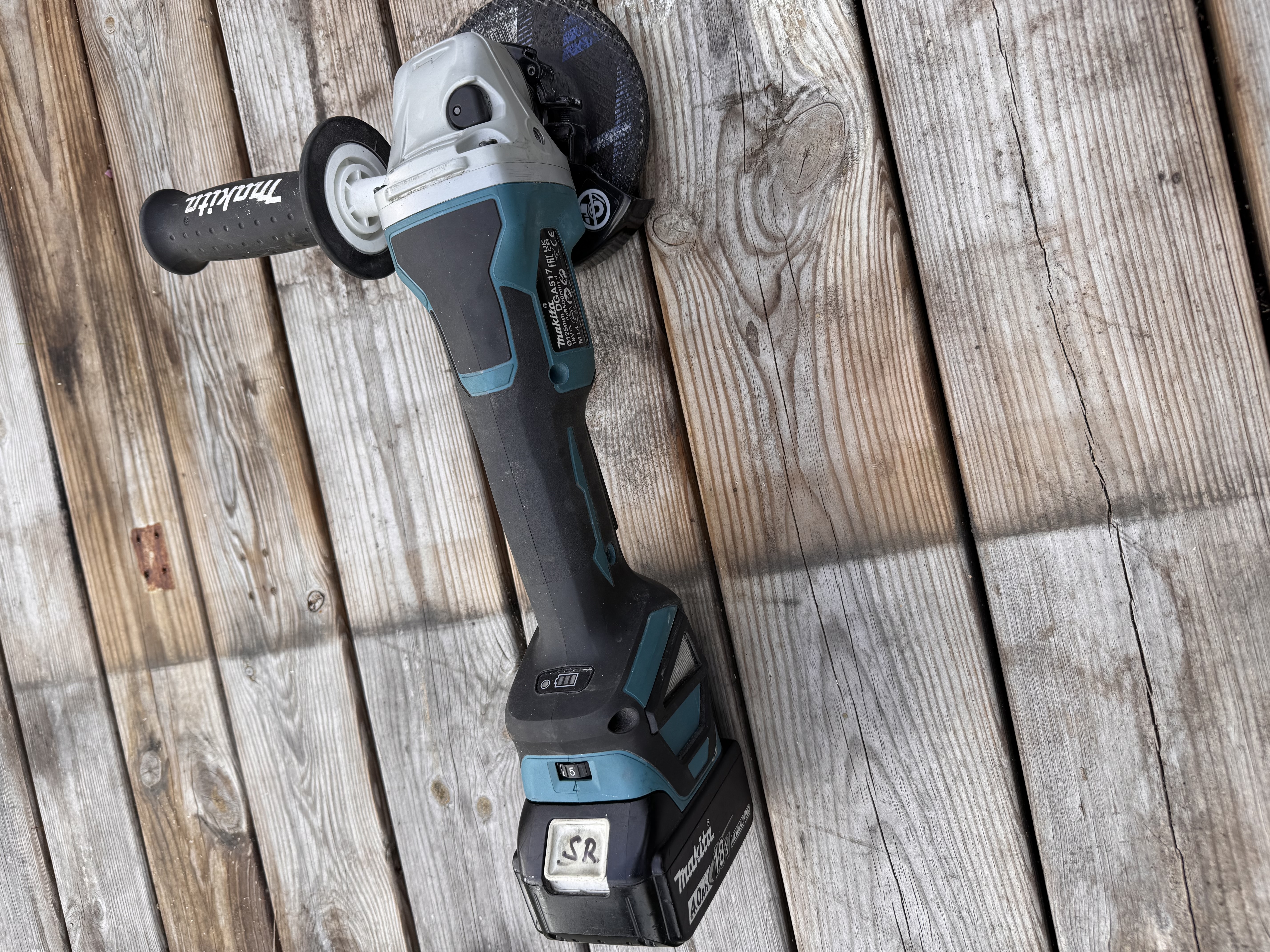 Makita batteridrevet (18v) vinkelsliber
