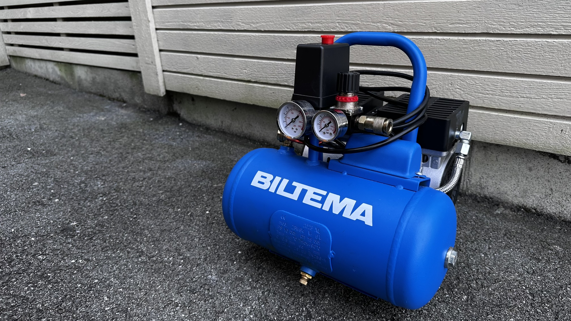 Bærbar 6l kompressor