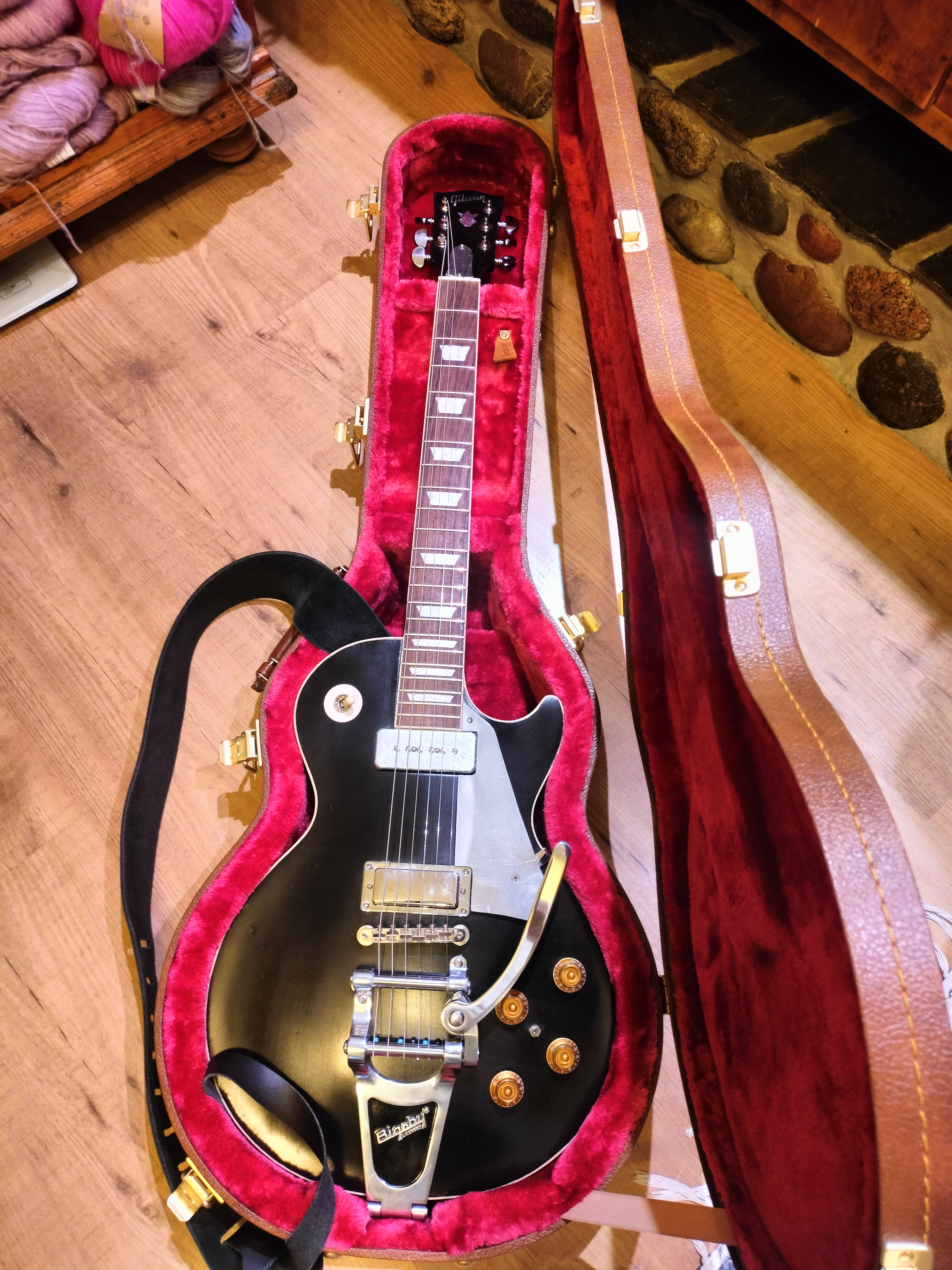 Gibson lp old black "