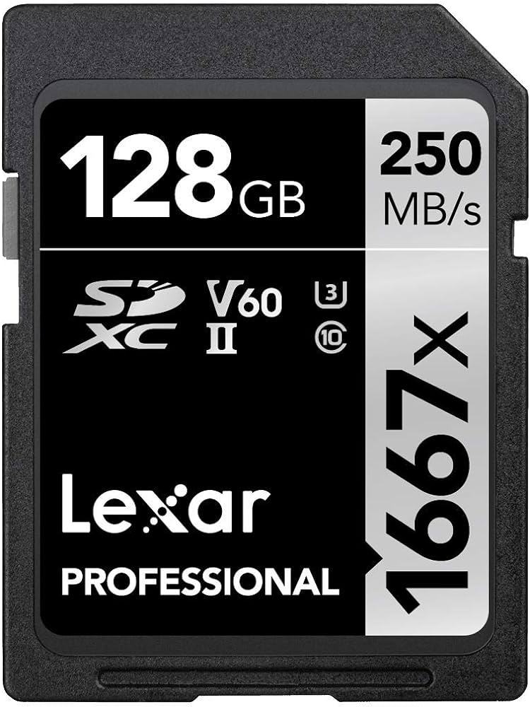 Lexar 128gb sd memory card 