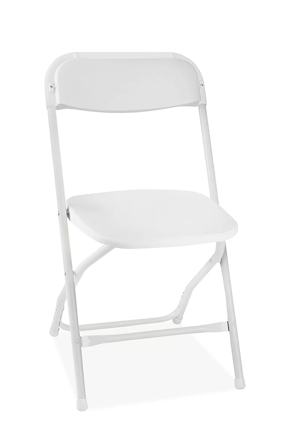 White folding chairs
