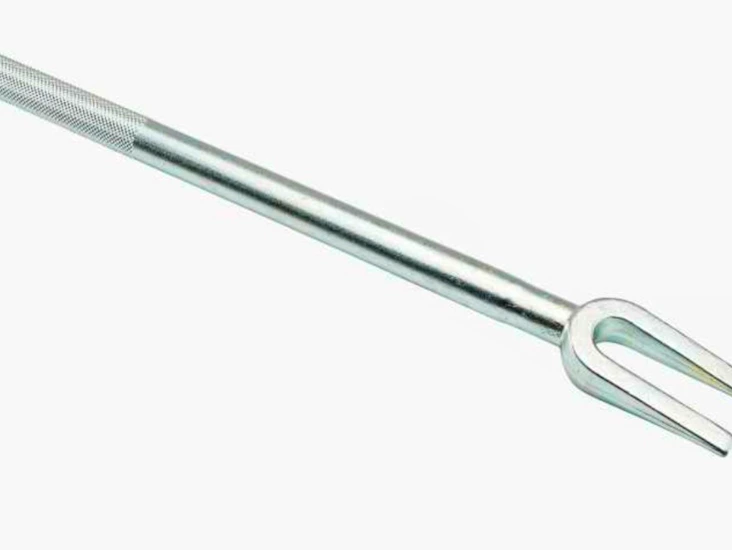 Brytgaffel för losstagning av spindelleder