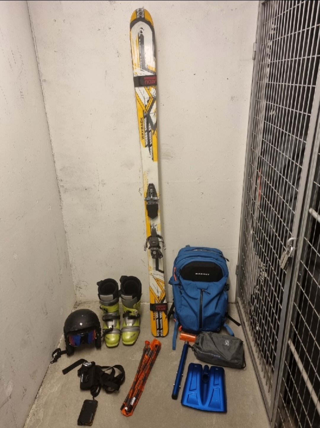 Toppturski, kan leies samlet med skredutstyr