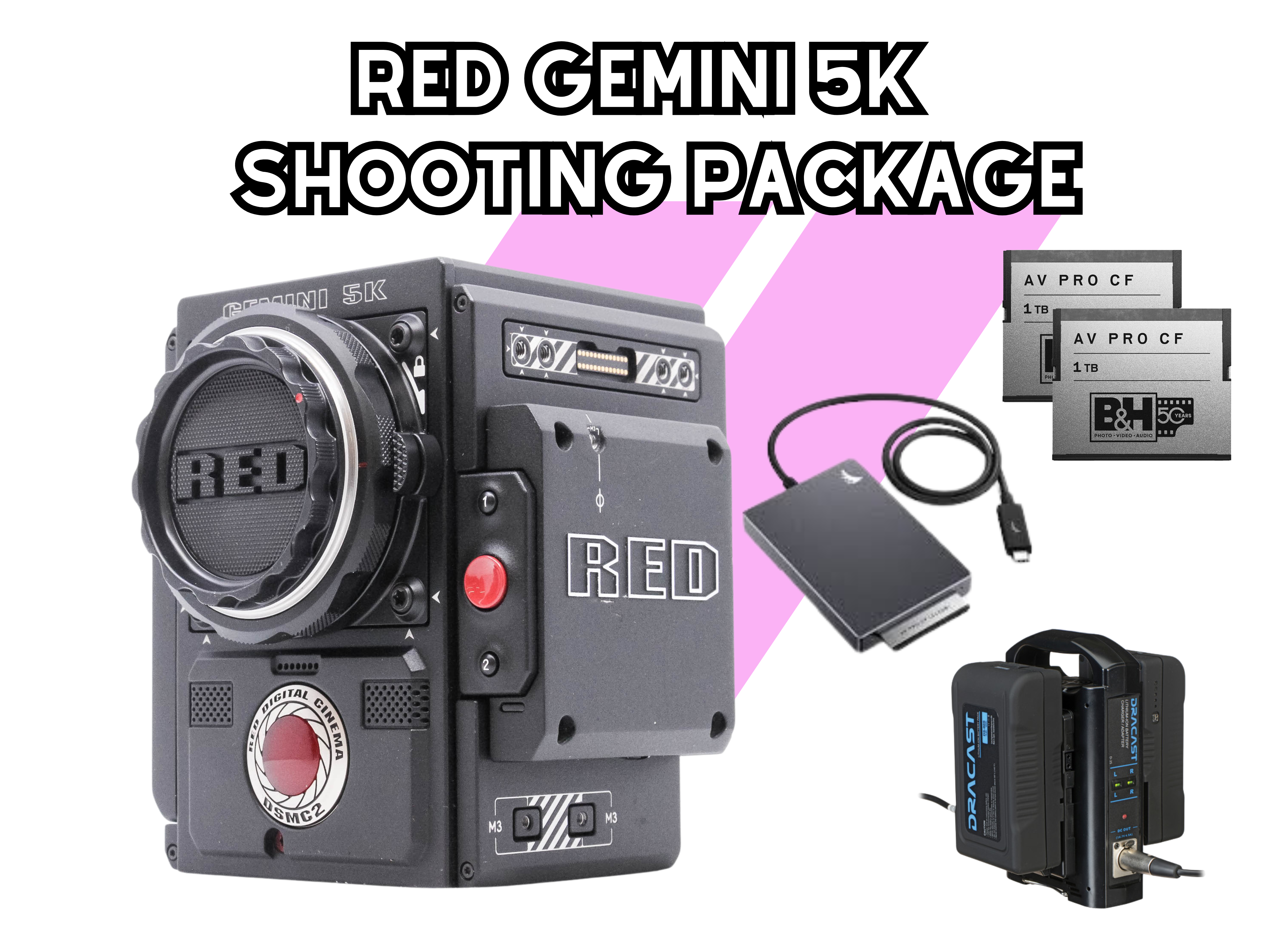 Red gemini 5k - shooting package