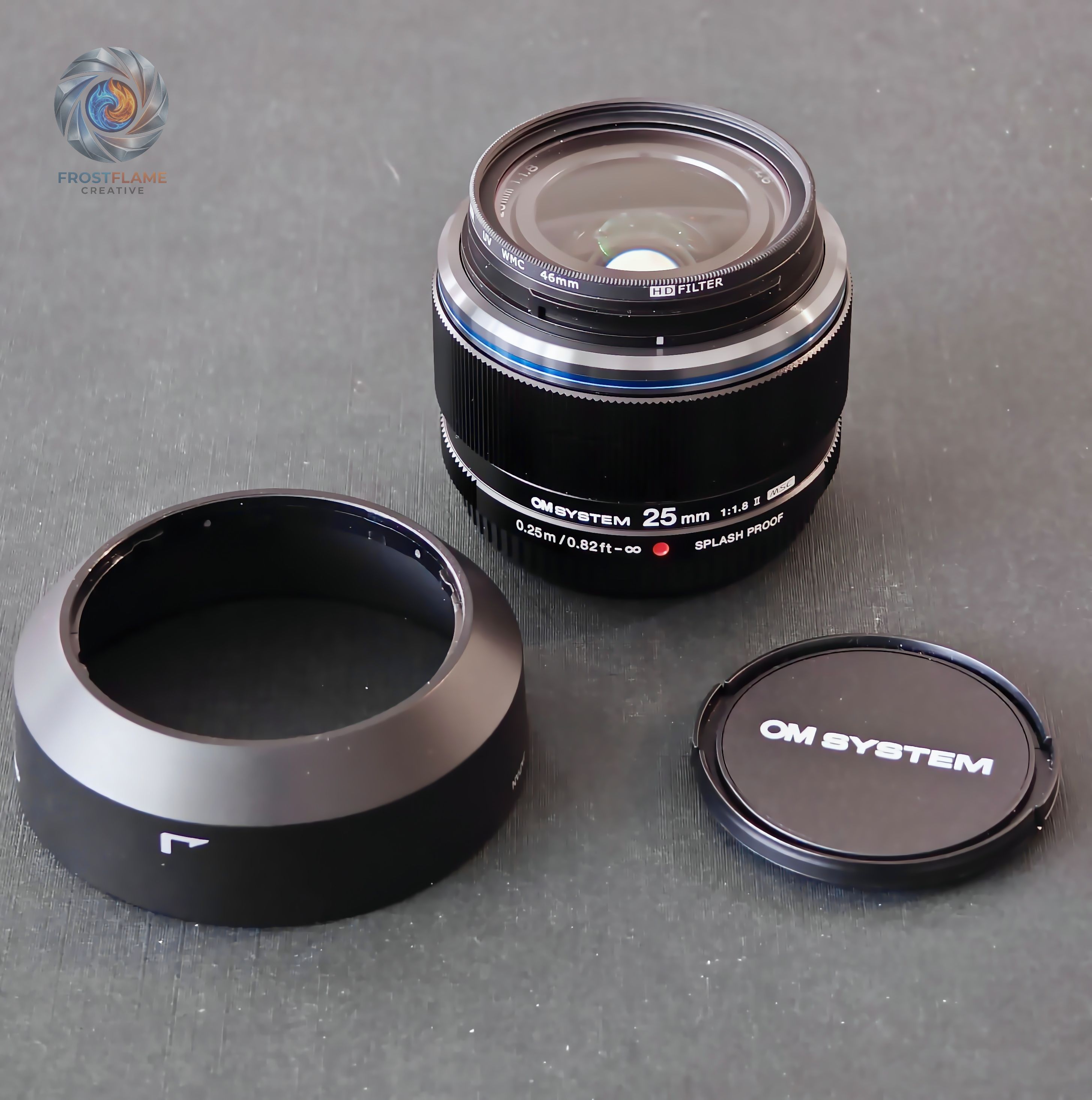 Objektiv m.zuiko digital 25mm f1.8 ii + uv filter