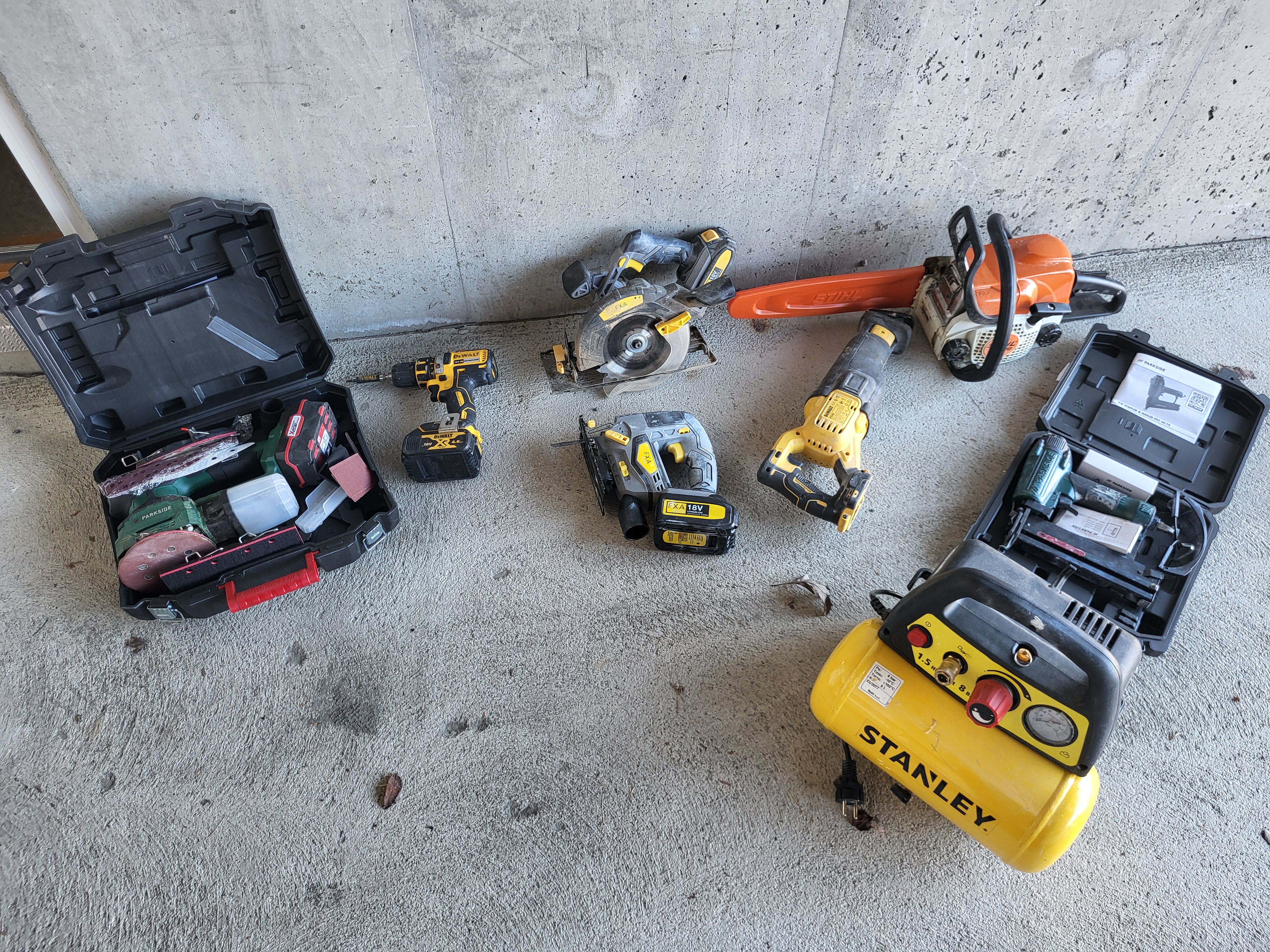 Työkaluja remontointiin ja rakentamiseen