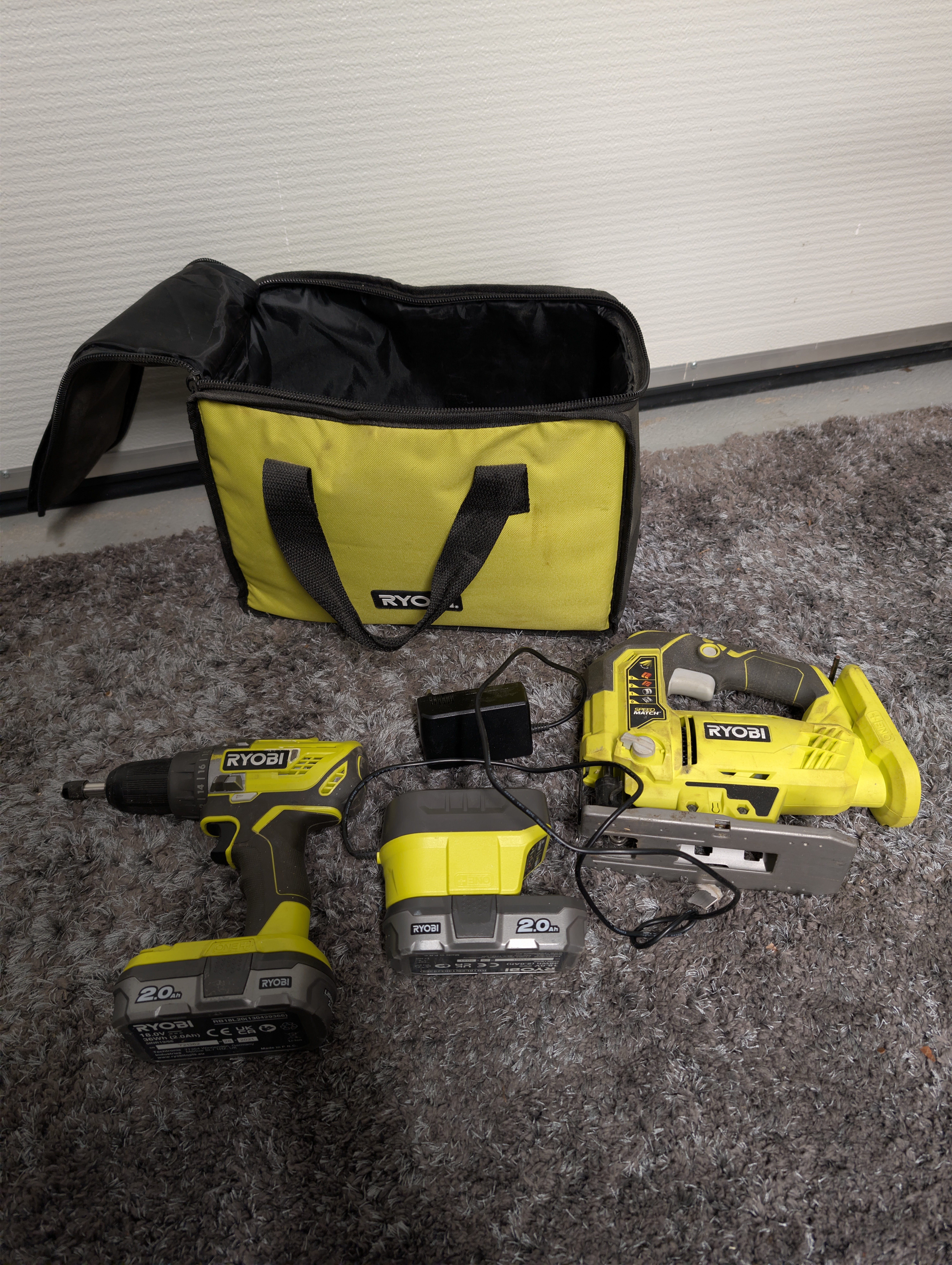Ryobi sticksåg och borrskruvdragare 