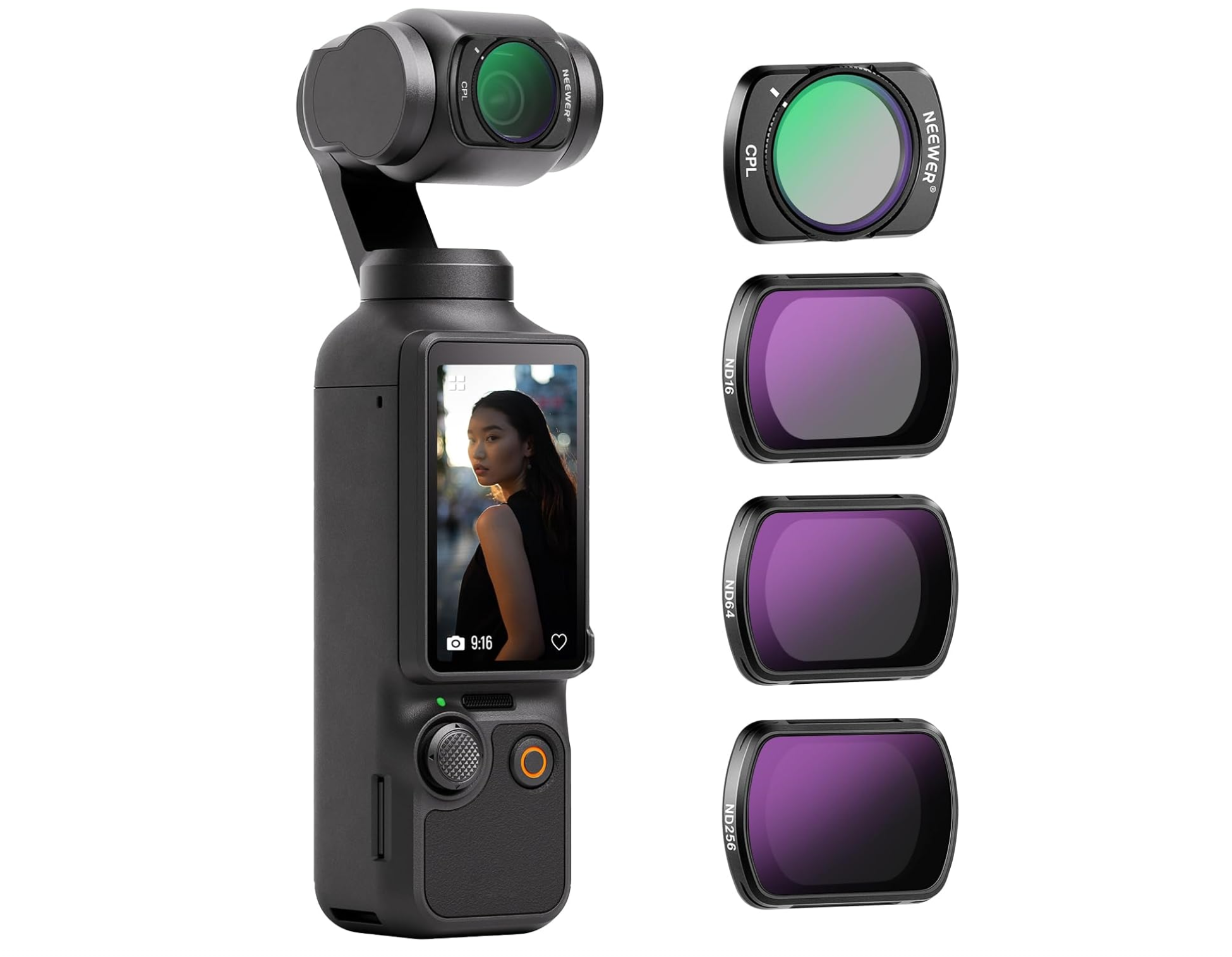 Dji osmo pocket 3 with nd & polarising filter