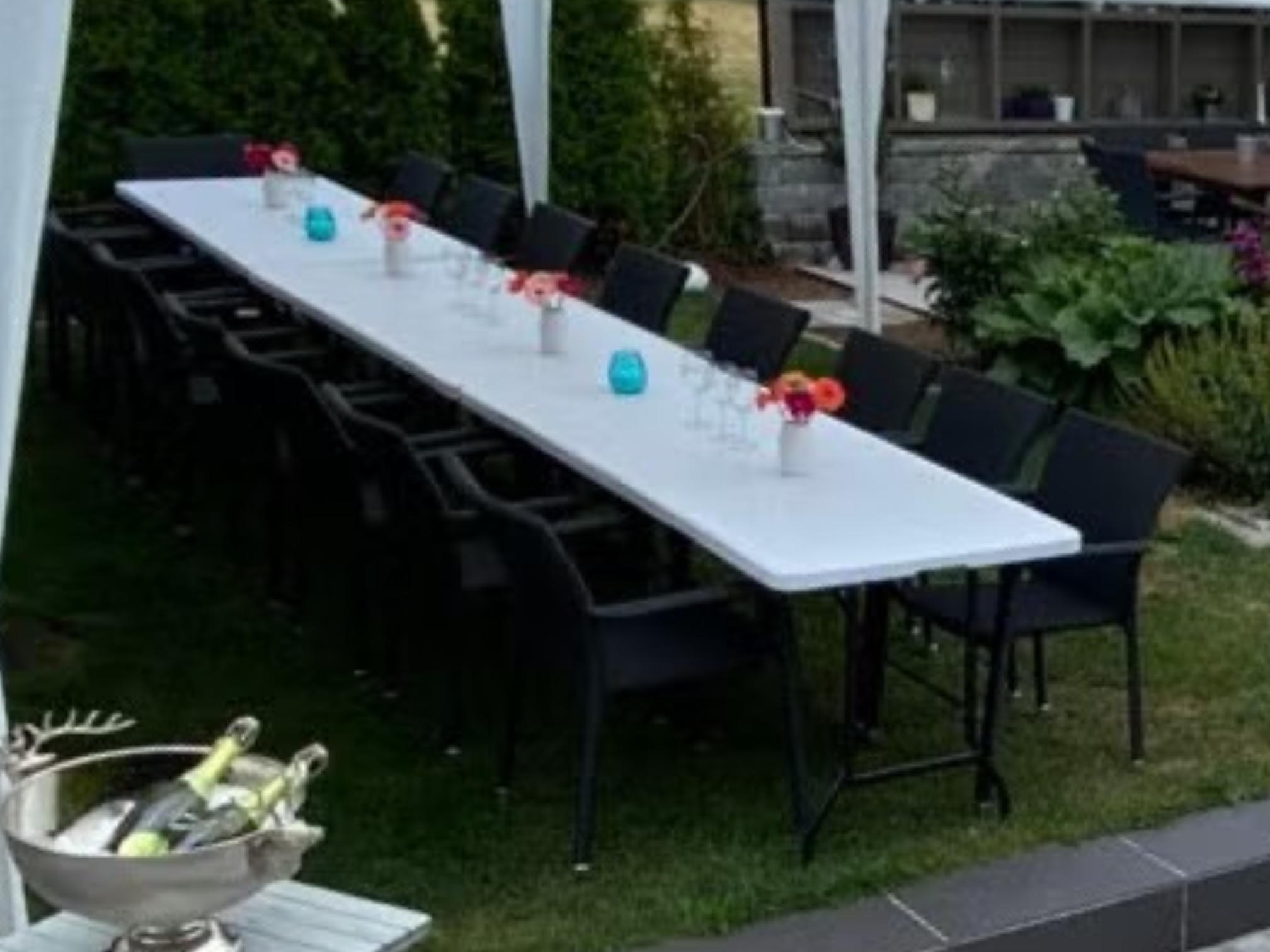 Klappbord 180 cm – perfekt til fest, hagefest og arrangement