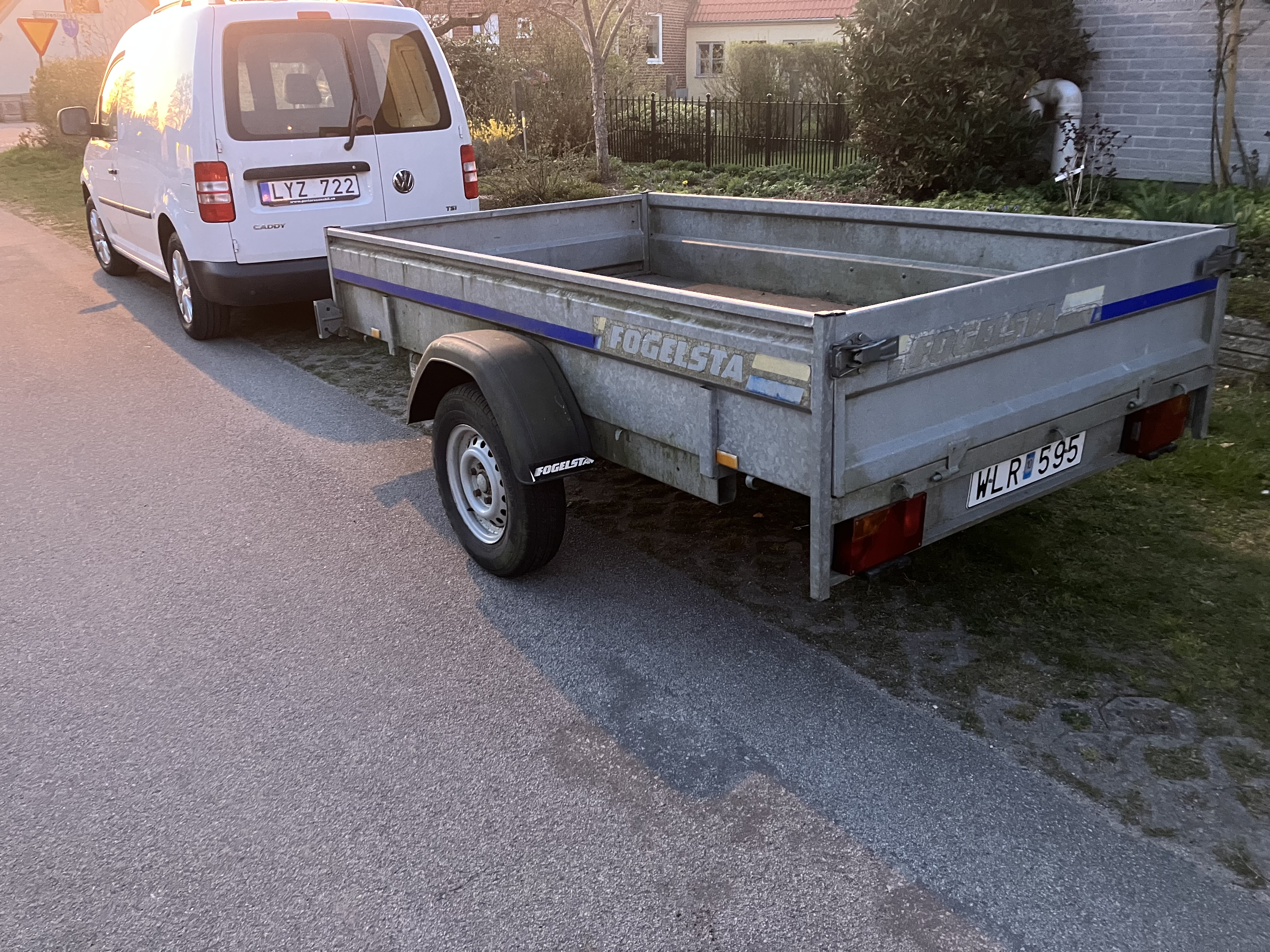 Fogelsta rt 1000 bromsat släp
