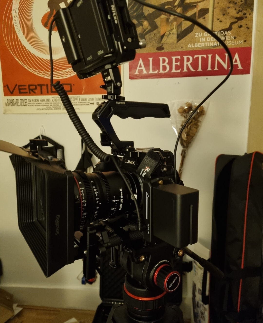Lumix s1h with meike 7 lens kit, full production package
