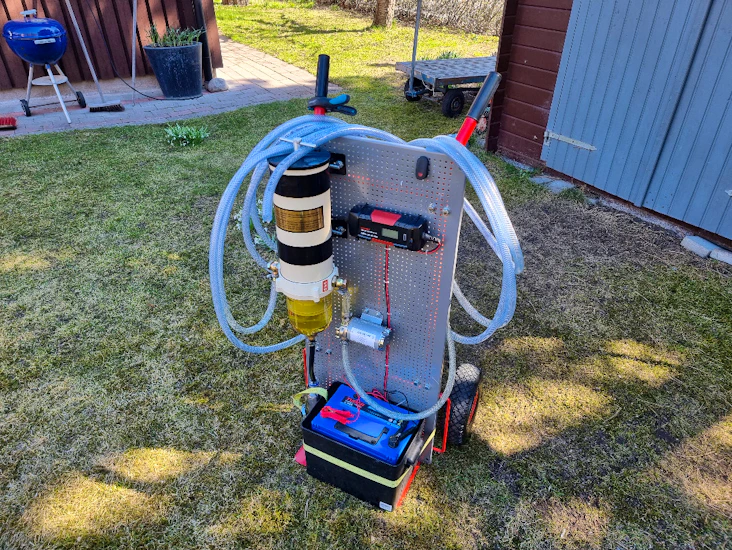 Bränslepolering tankrengöring