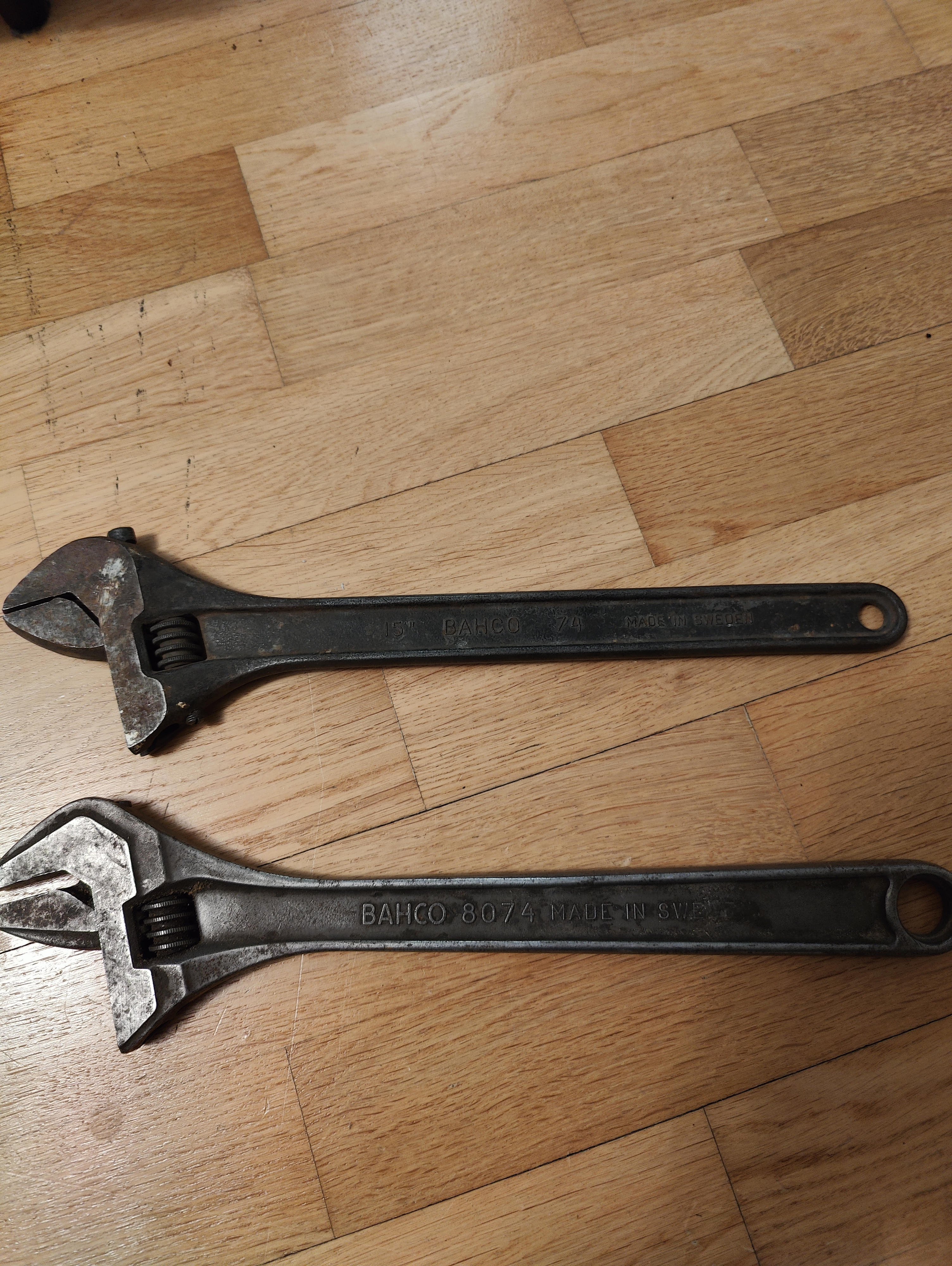 Skiftnyckel x 2 bahco 15" 375mm