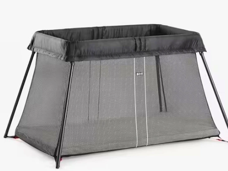 Babybjörn travel cot light, black